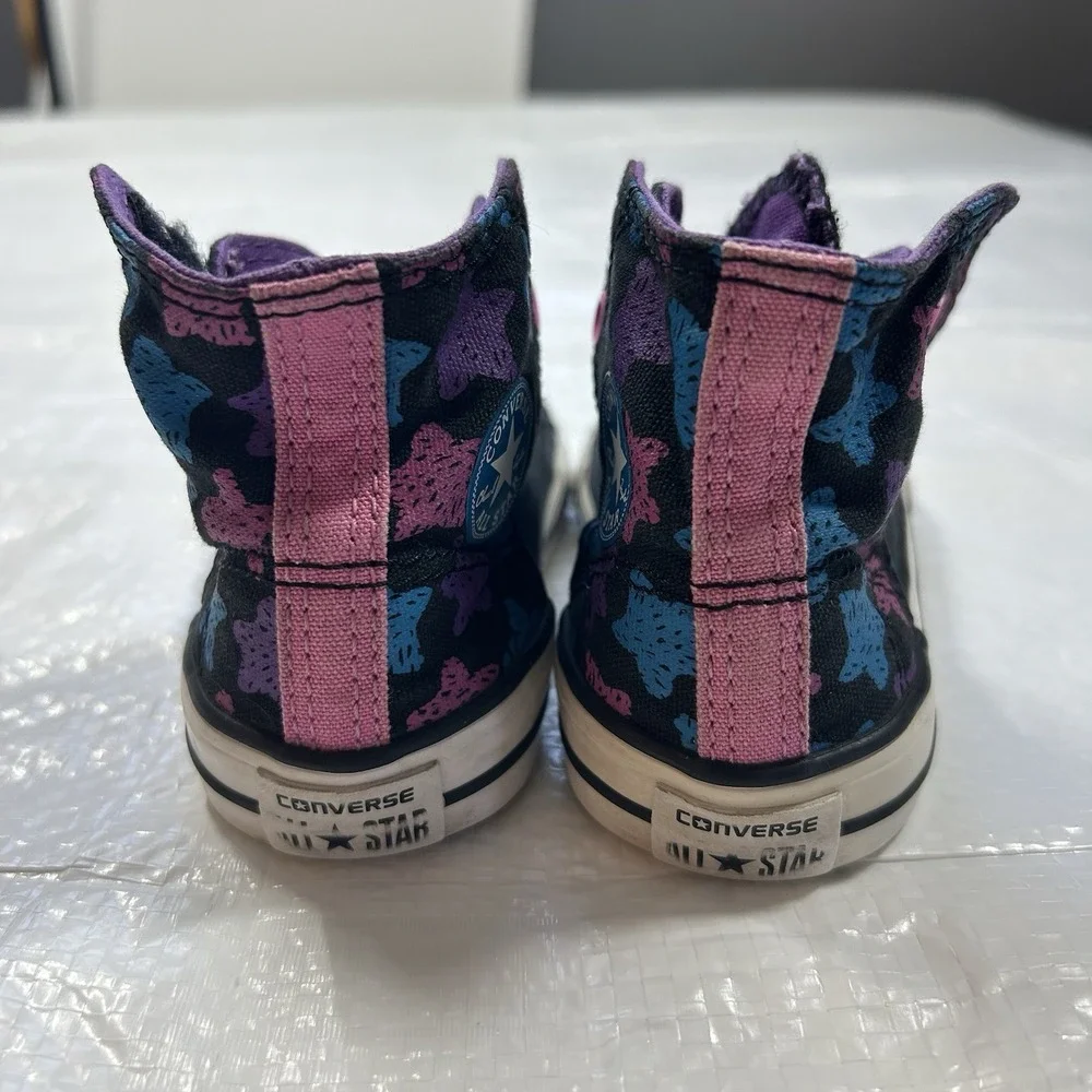Converse Chuck Taylor All Star Fold Down Stars High Top Toddler Shoes Size7
